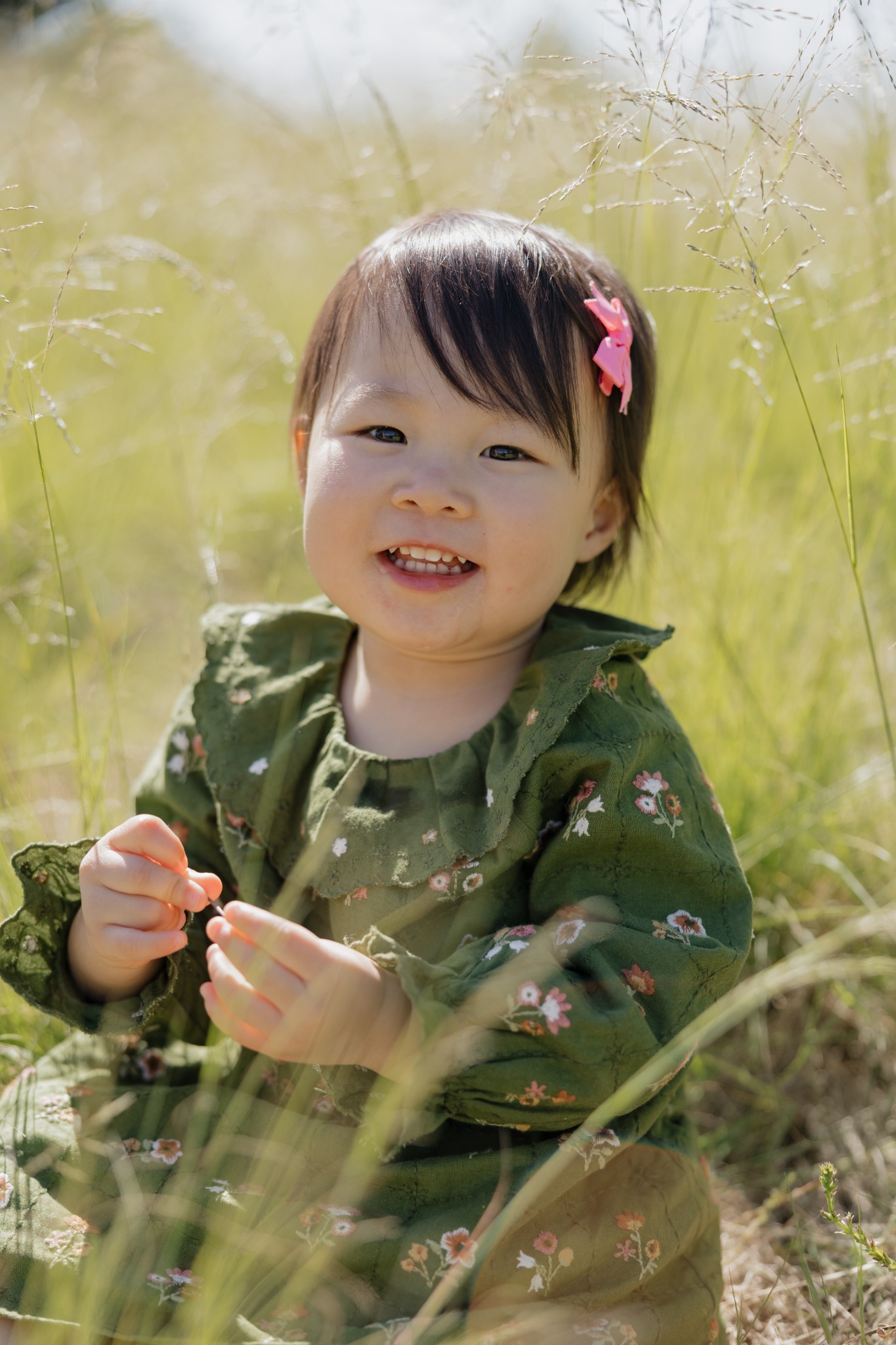 Diana smiling outdoors